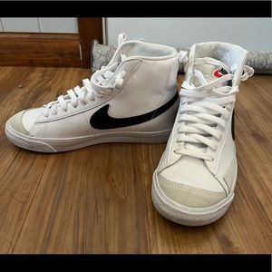 Nike blazers. White.